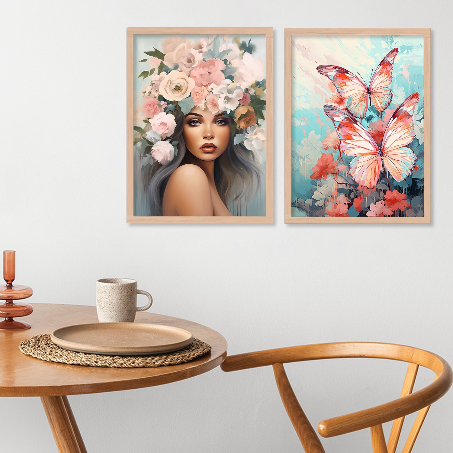 Light Colour Flower Art