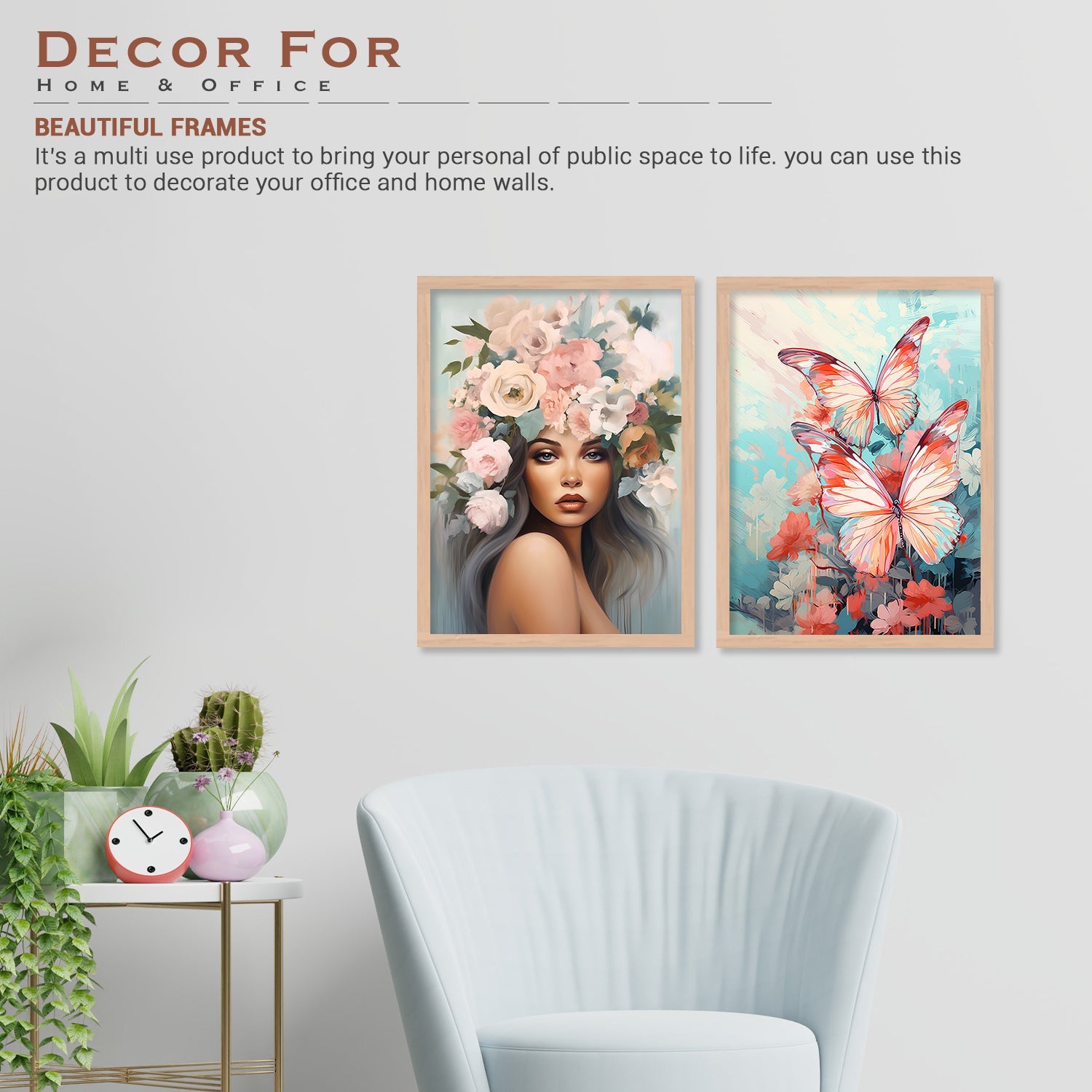 Light Colour Flower Art