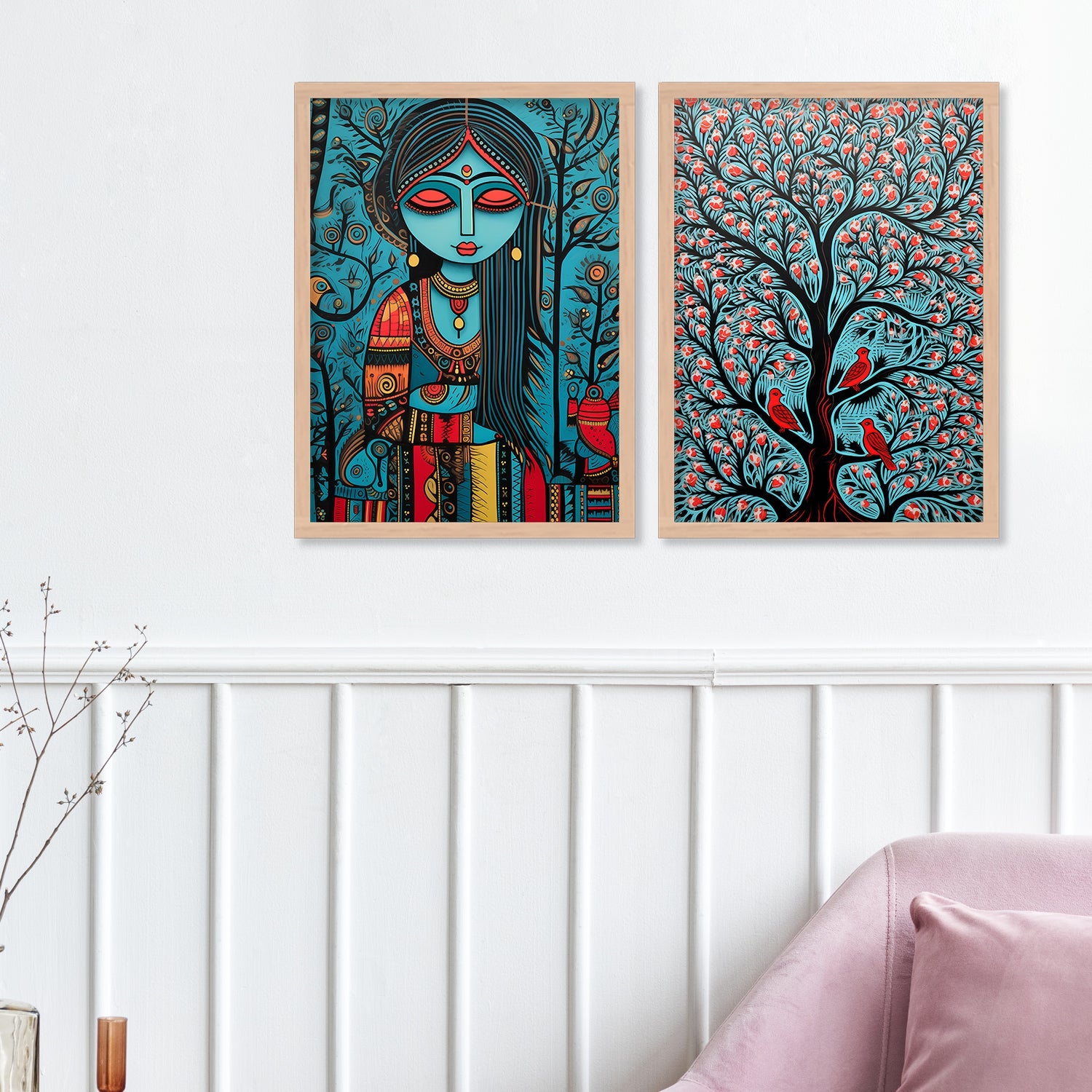 Colourfull Bird Painting