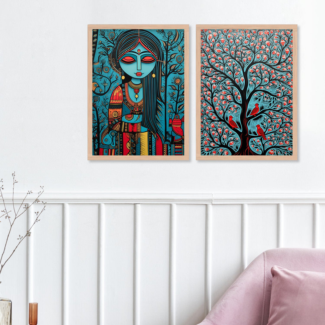 Colourfull Bird Painting