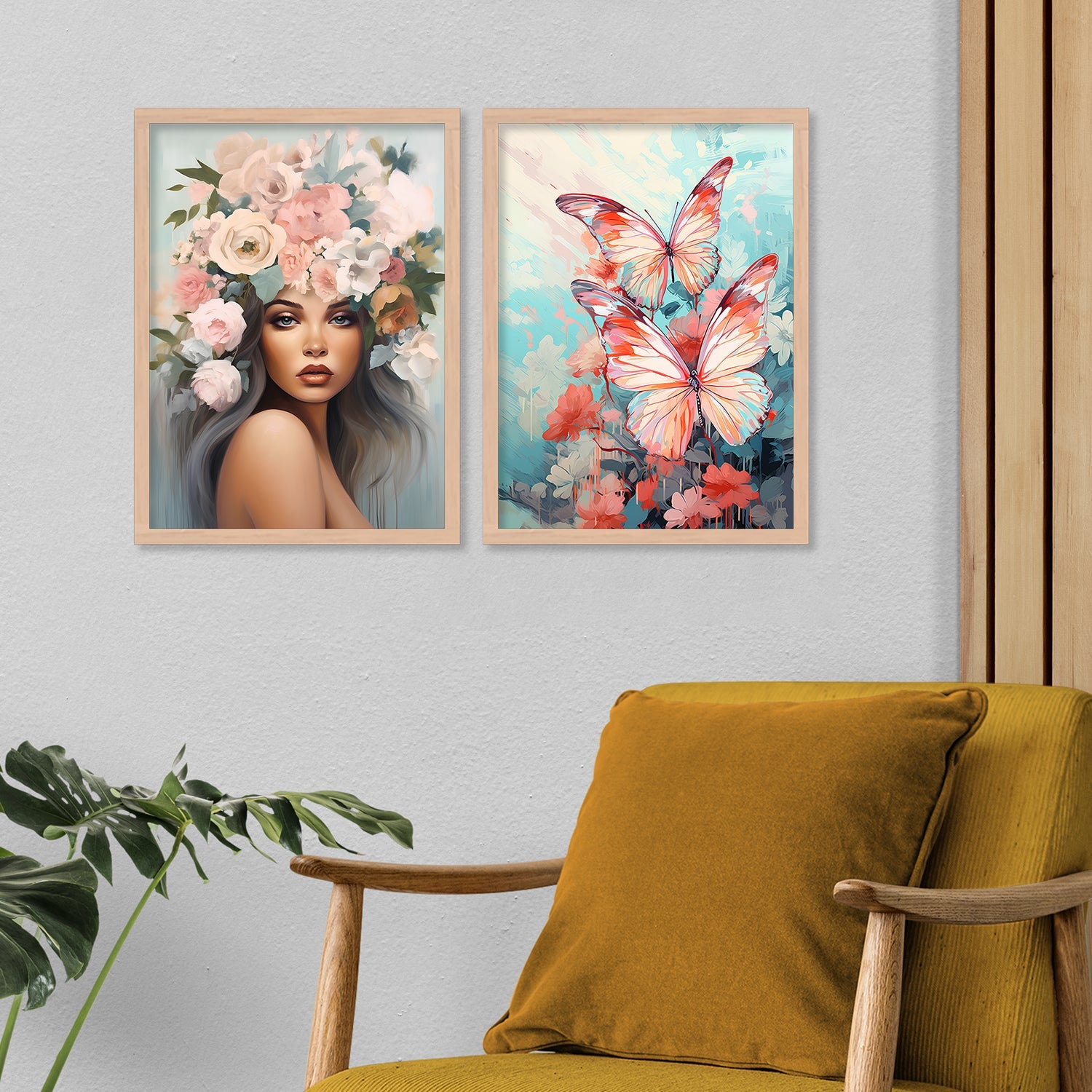 Light Colour Flower Art