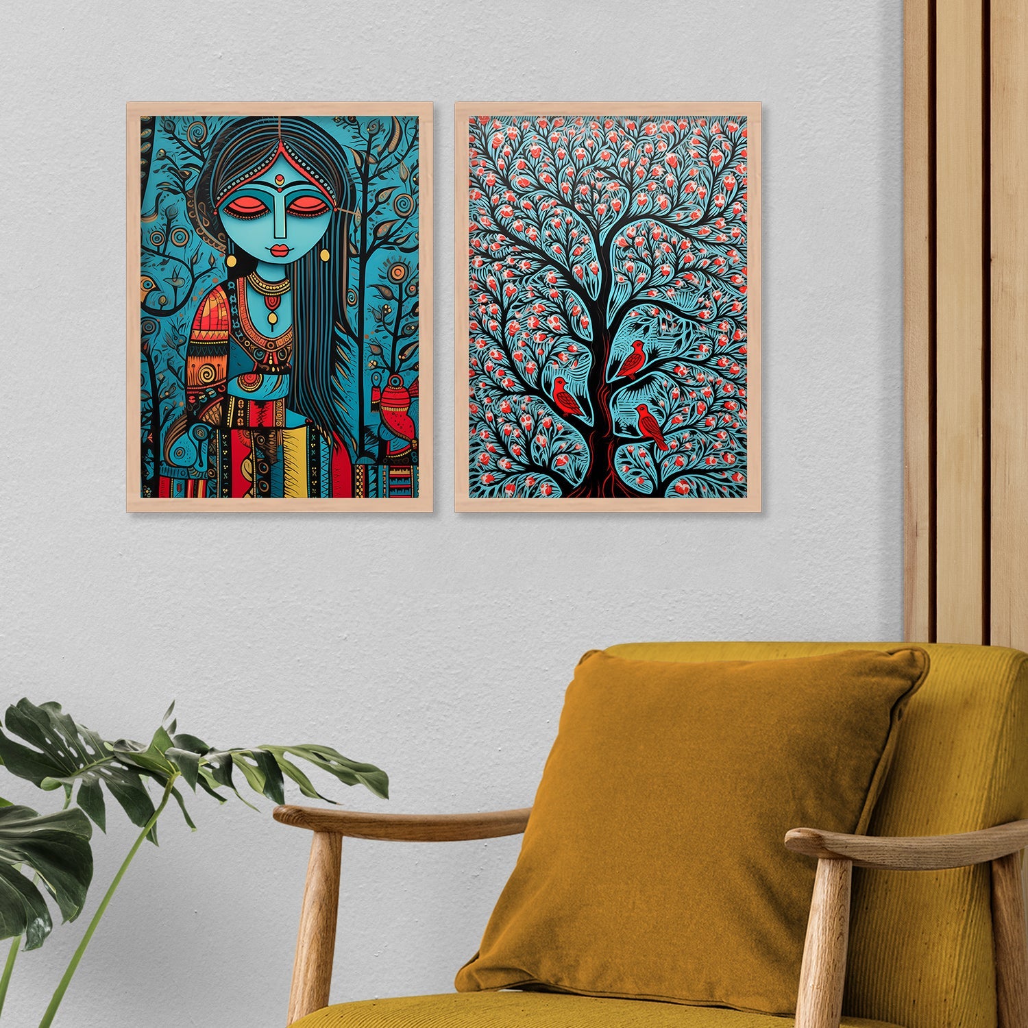 Colourfull Bird Painting