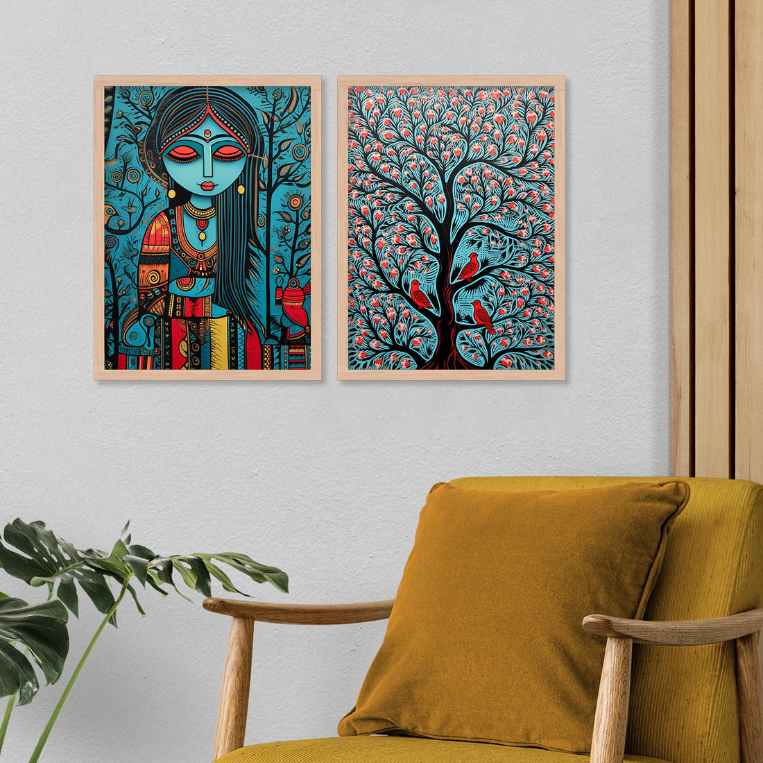 Colourfull Bird Painting