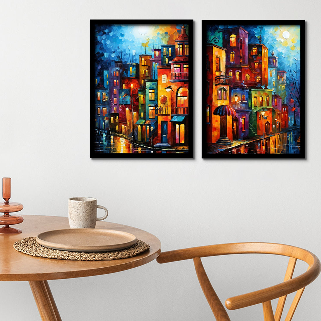 Amazing City Streets In Midnight