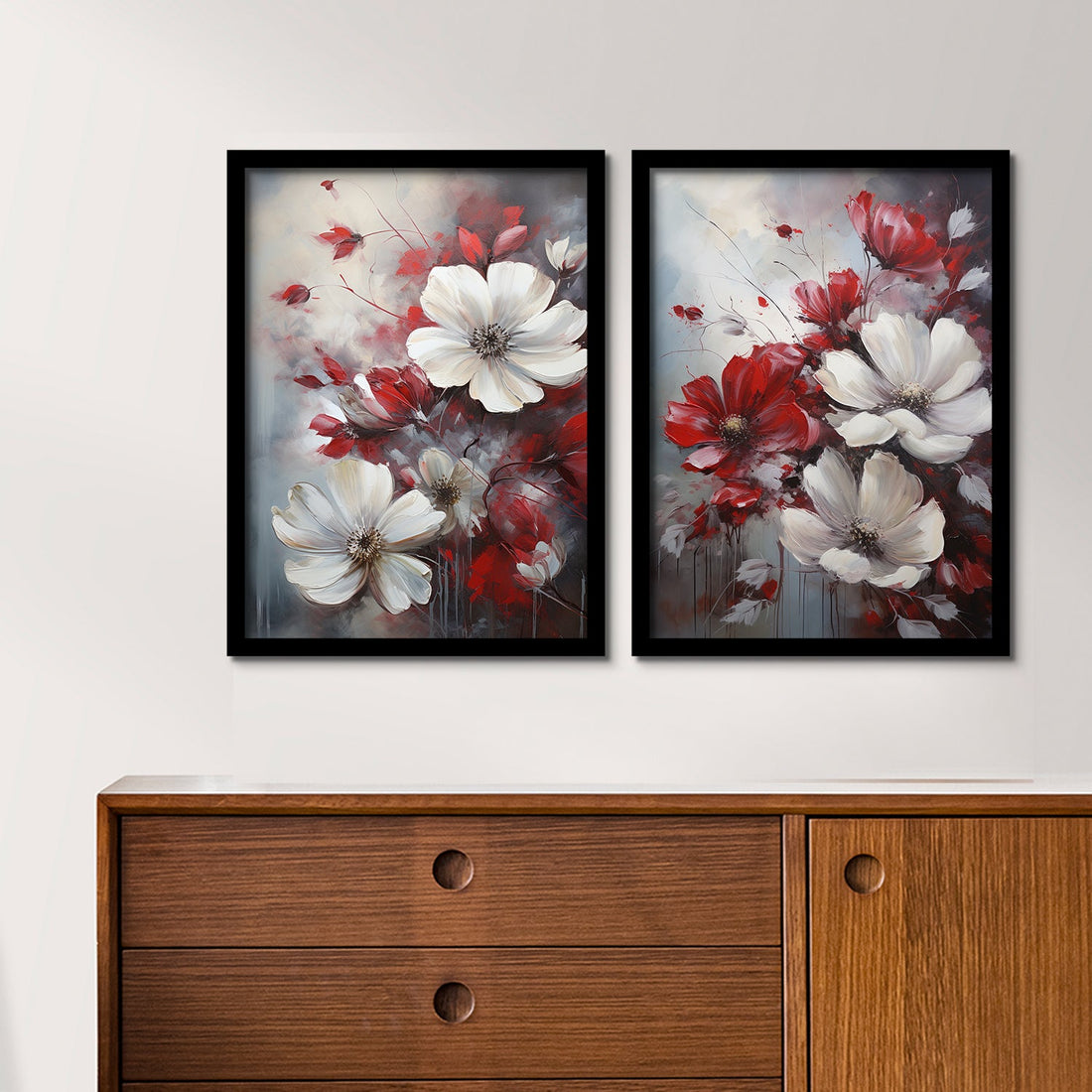 Indigo Flowers Art