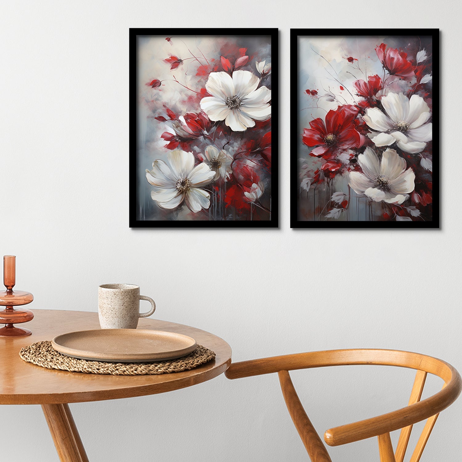 Indigo Flowers Art