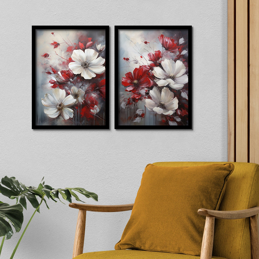 Indigo Flowers Art