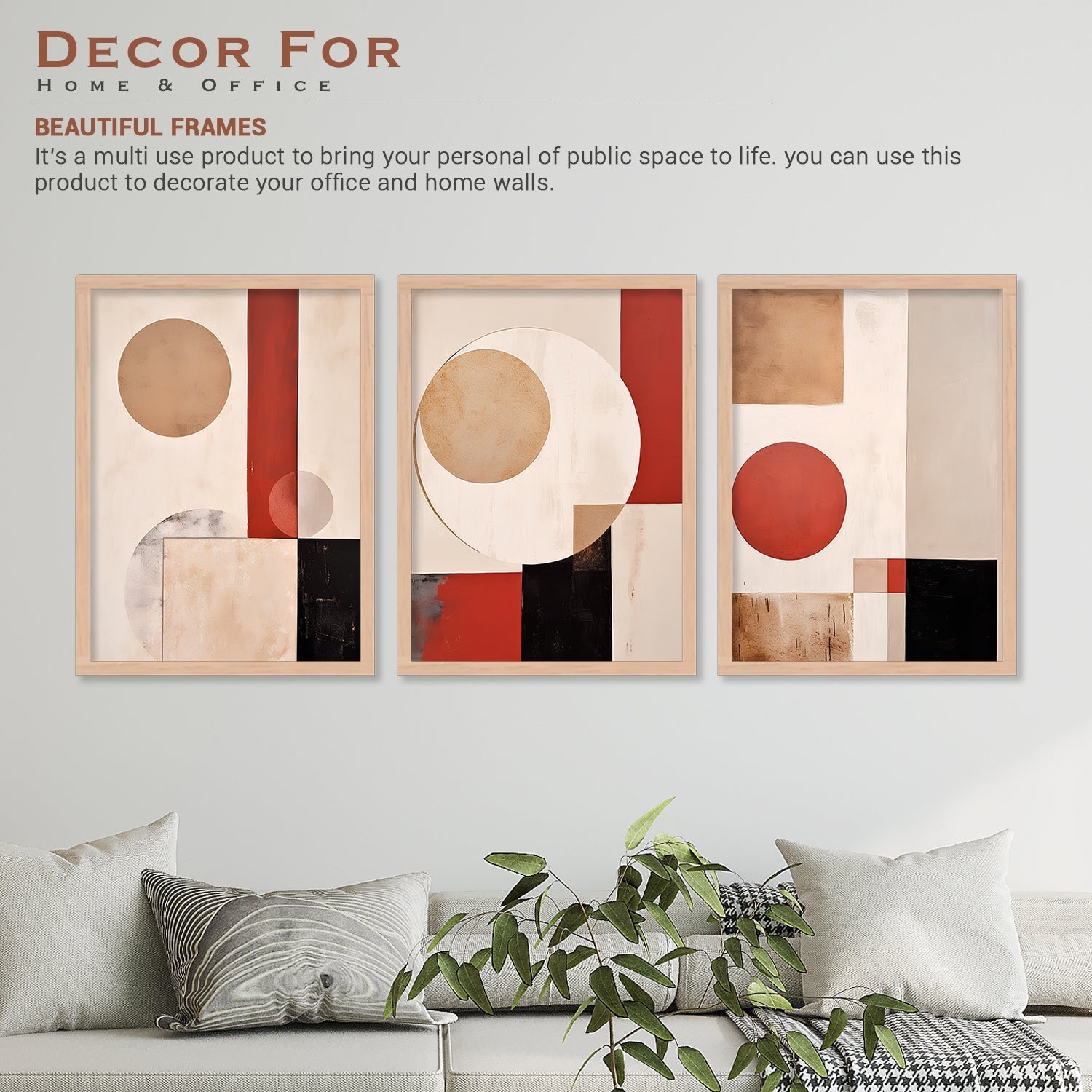 New Rectangular Shape Set Of - 3