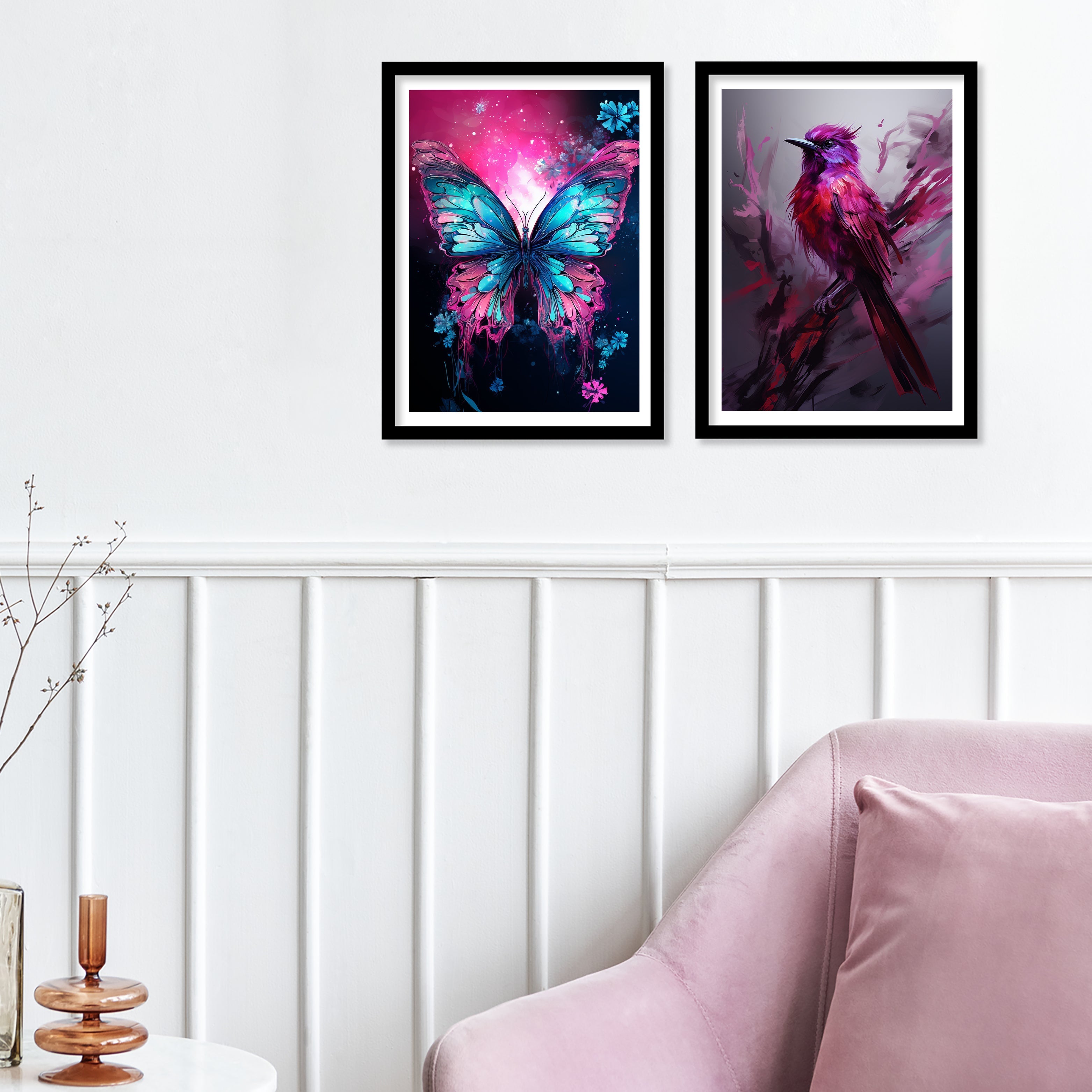 Shining Butterfly Wall Art