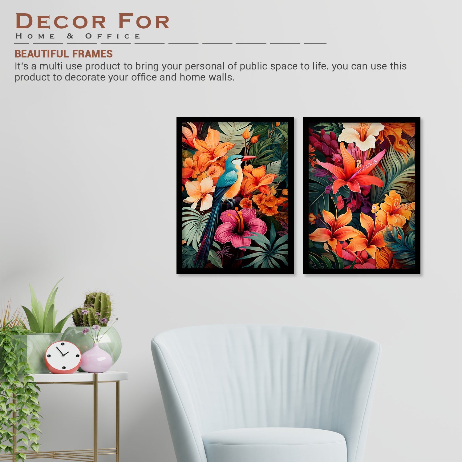 Leaves And Bird Art
