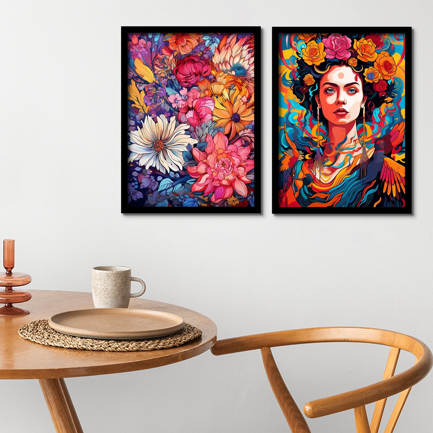 Light Colour Flower Art