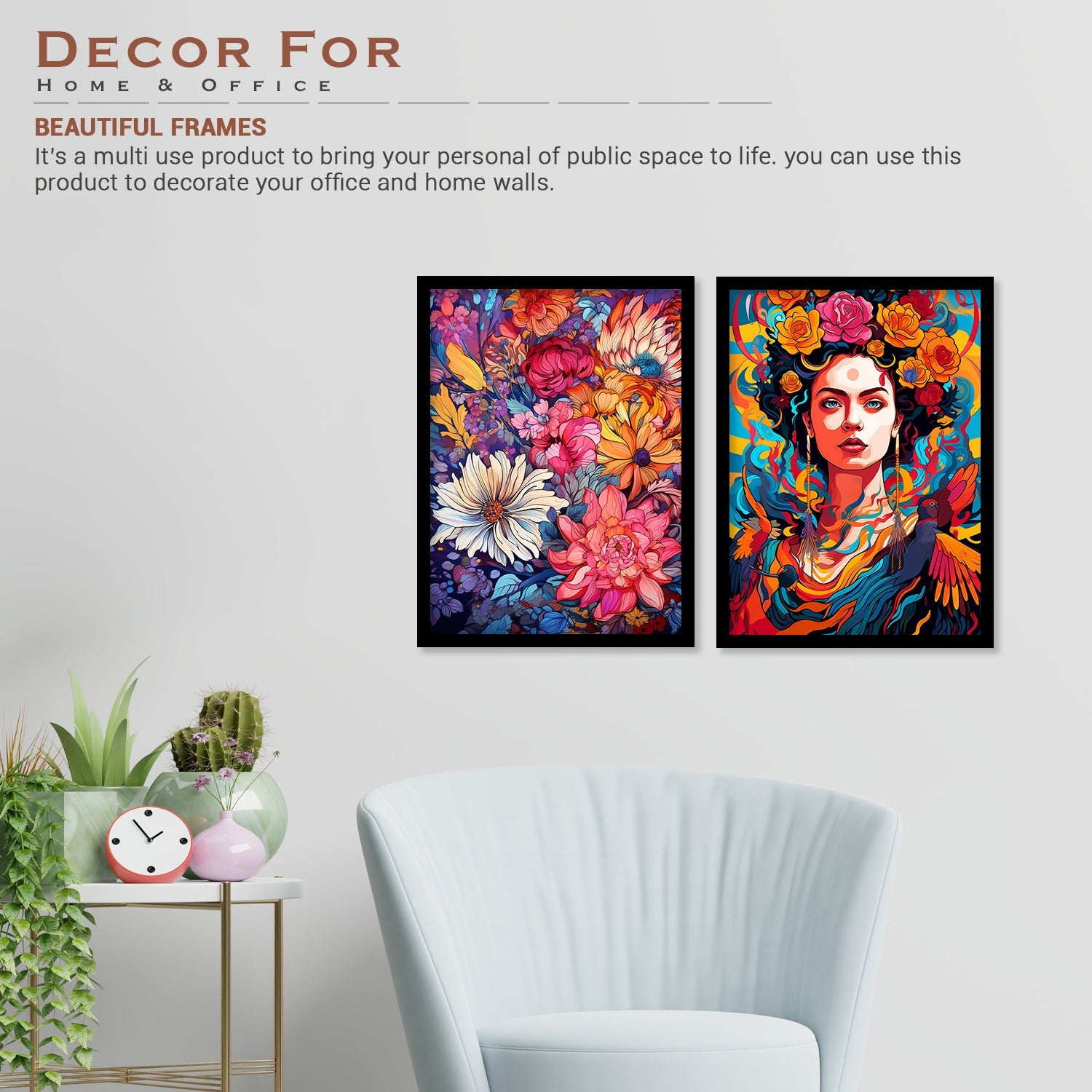Light Colour Flower Art
