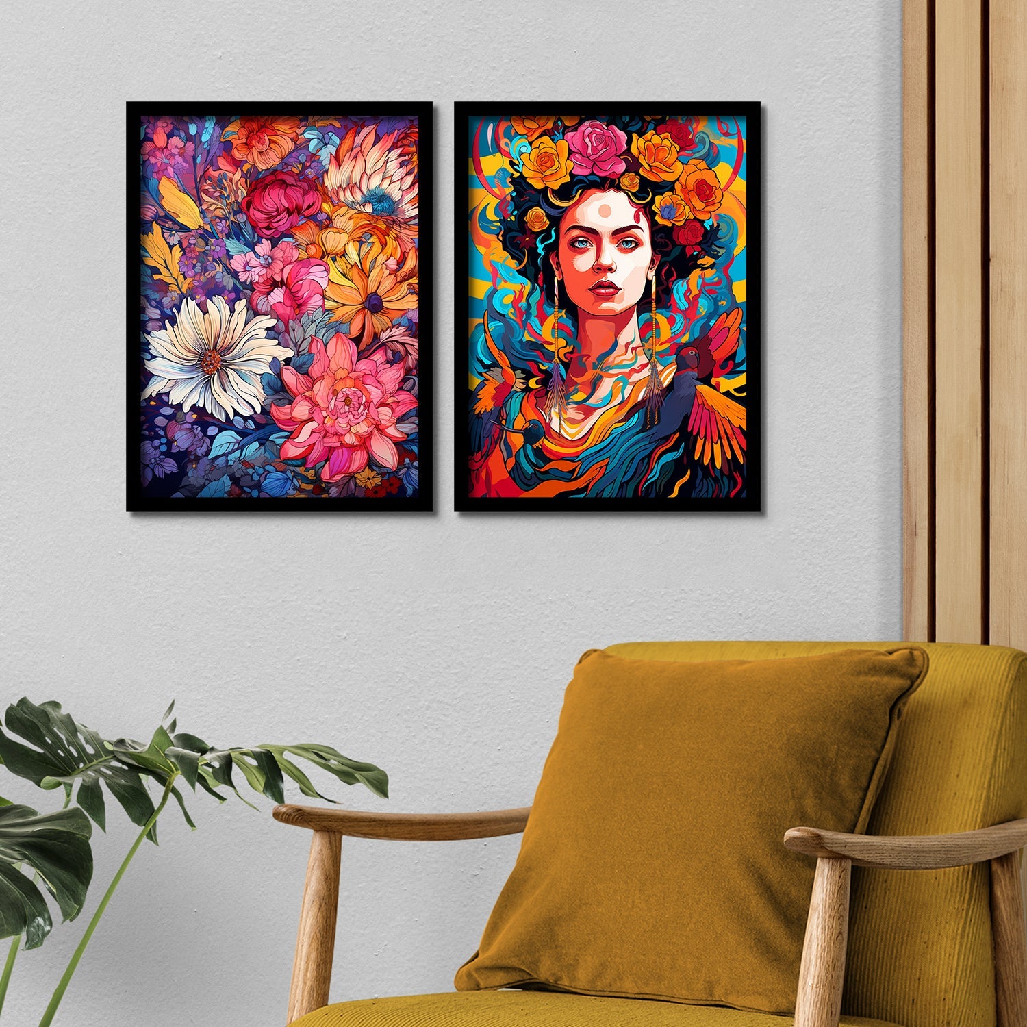 Light Colour Flower Art