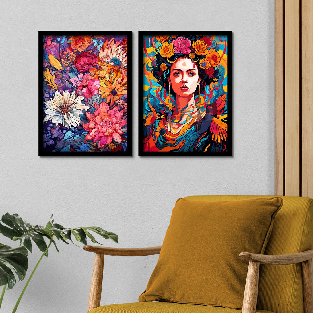 Light Colour Flower Art