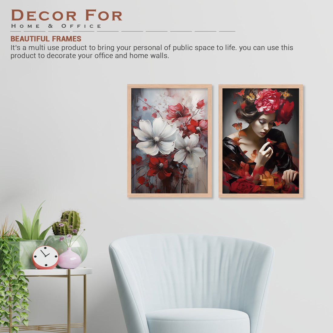 Light Colour Flower Art