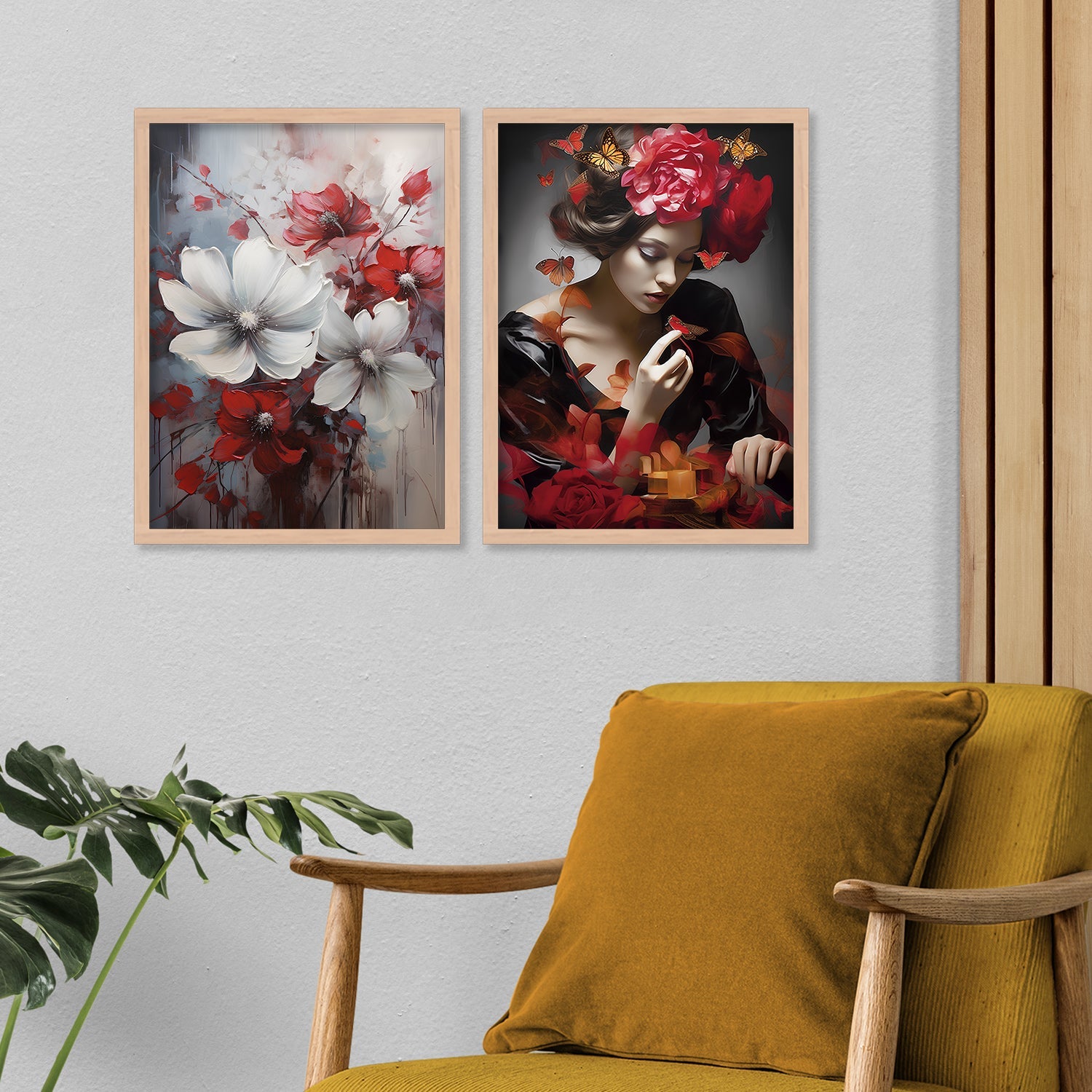 Light Colour Flower Art