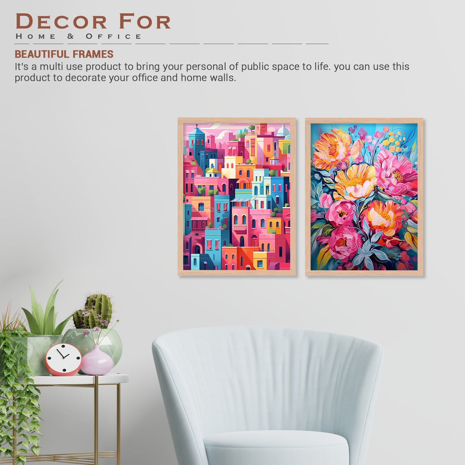 Pink City (Set Of 2)