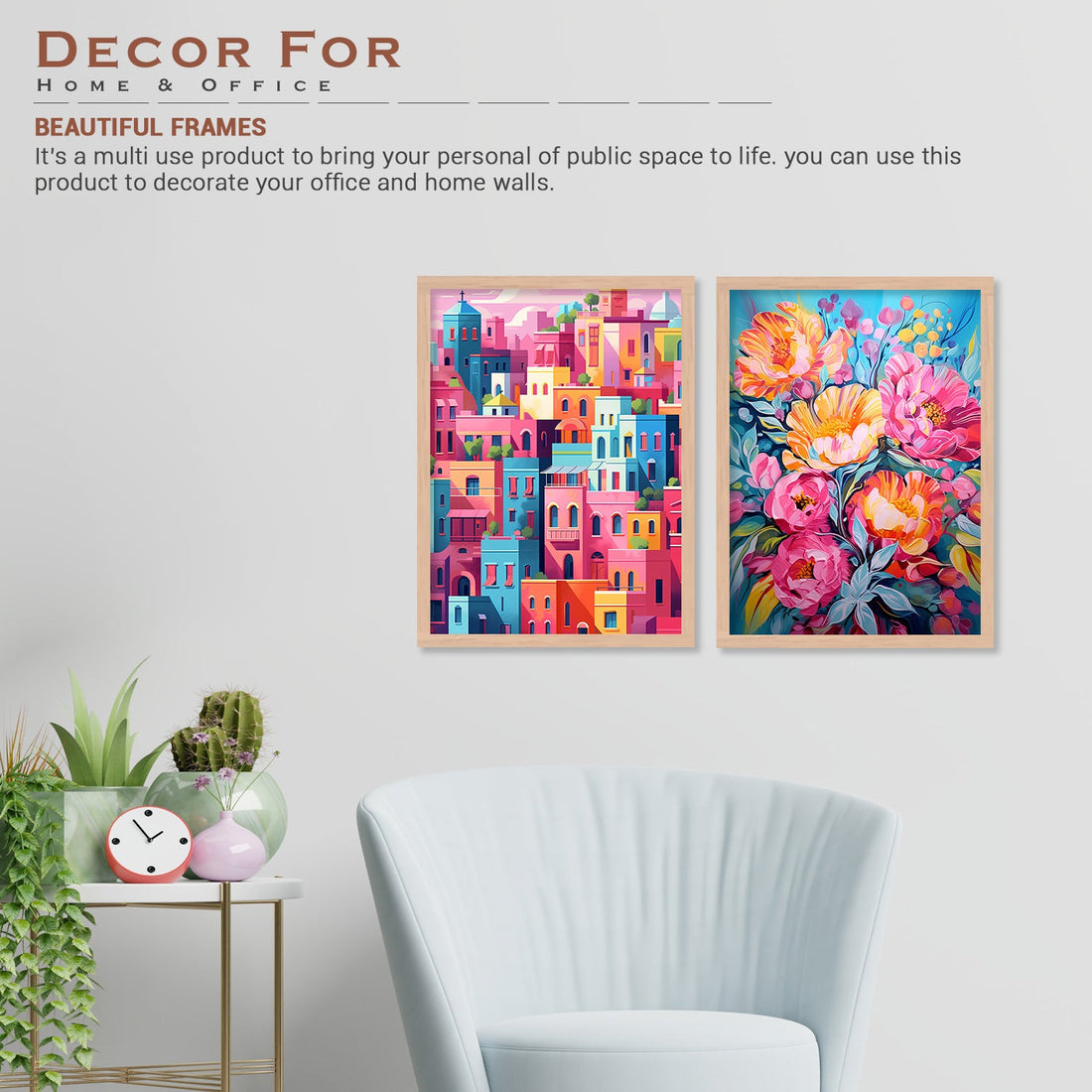 Pink City (Set Of 2)