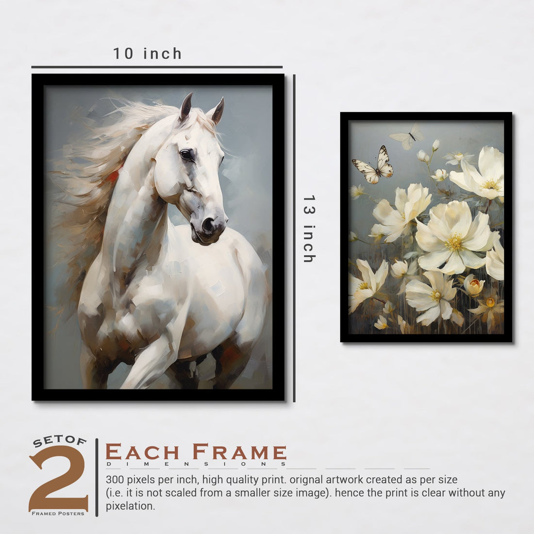 White Racing Horse