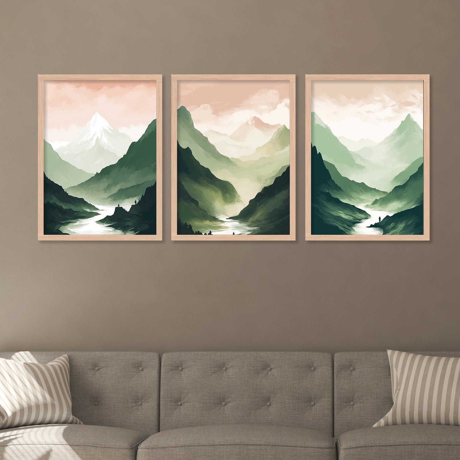 Natural Mountain View Wall Art