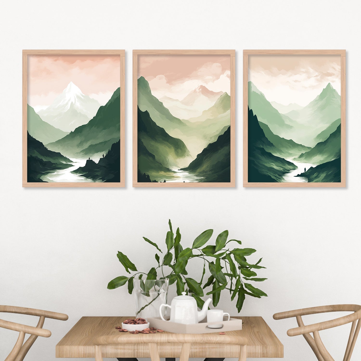 Natural Mountain View Wall Art