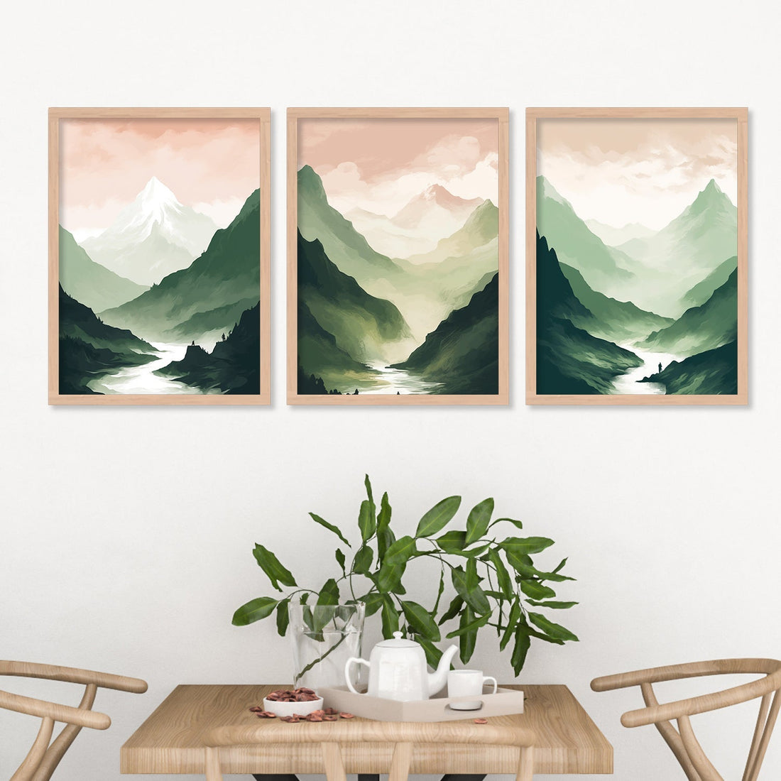 Natural Mountain View Wall Art