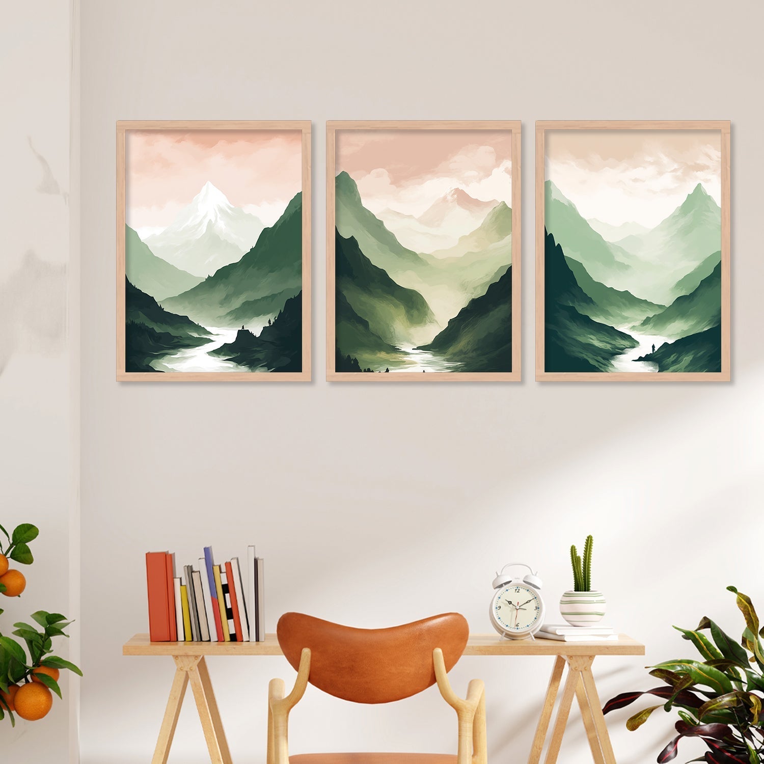 Natural Mountain View Wall Art
