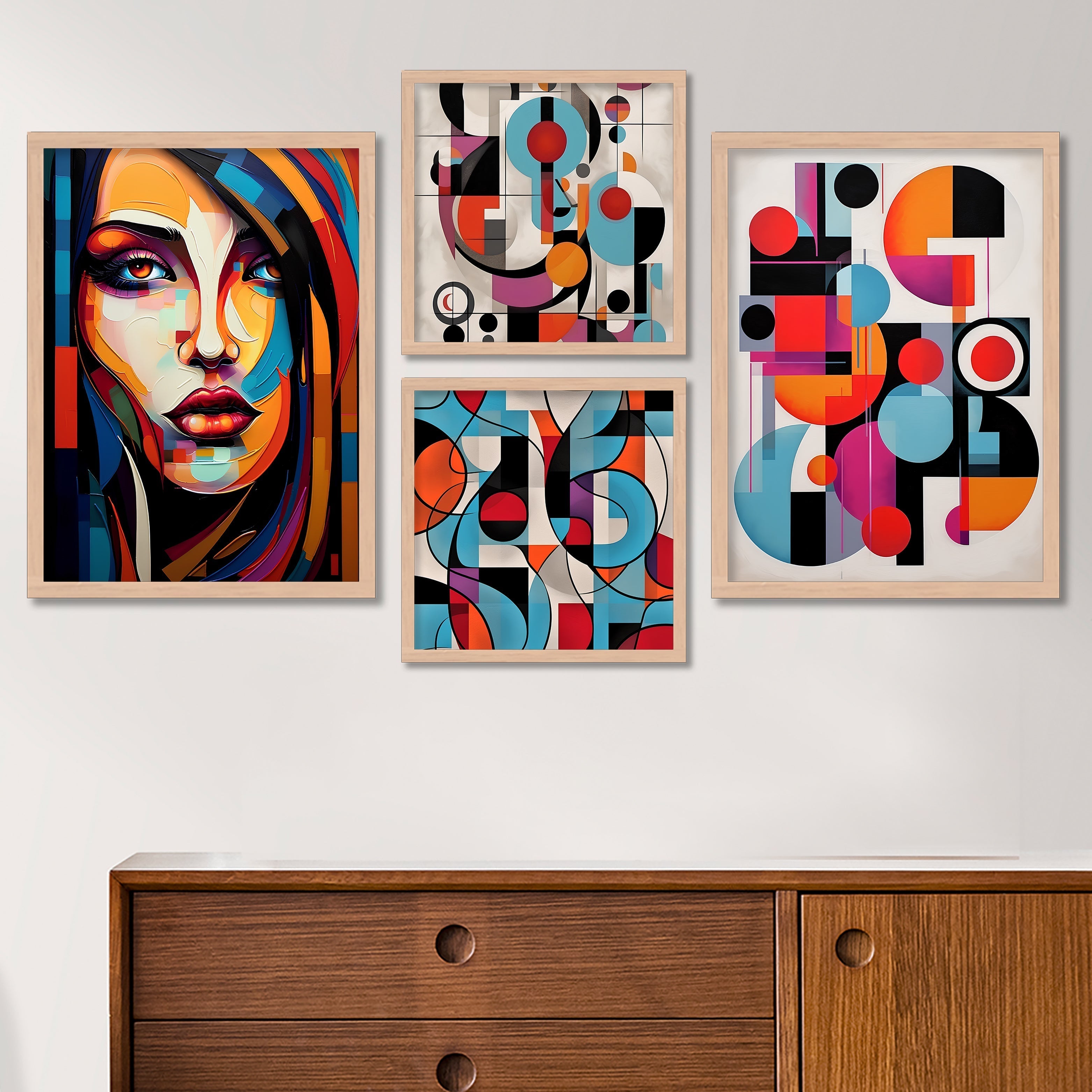 Lady Face Design Art