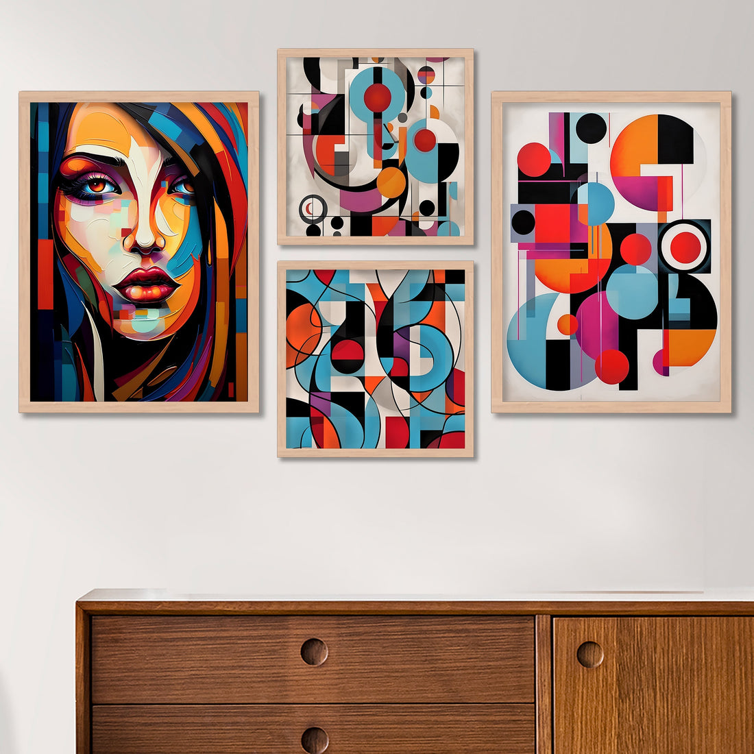 Lady Face Design Art