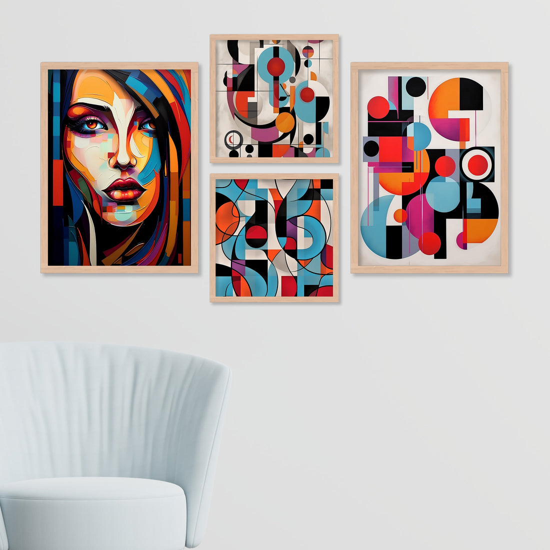 Lady Face Design Art