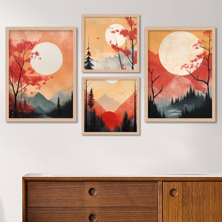 Mountain Riverside Sunset