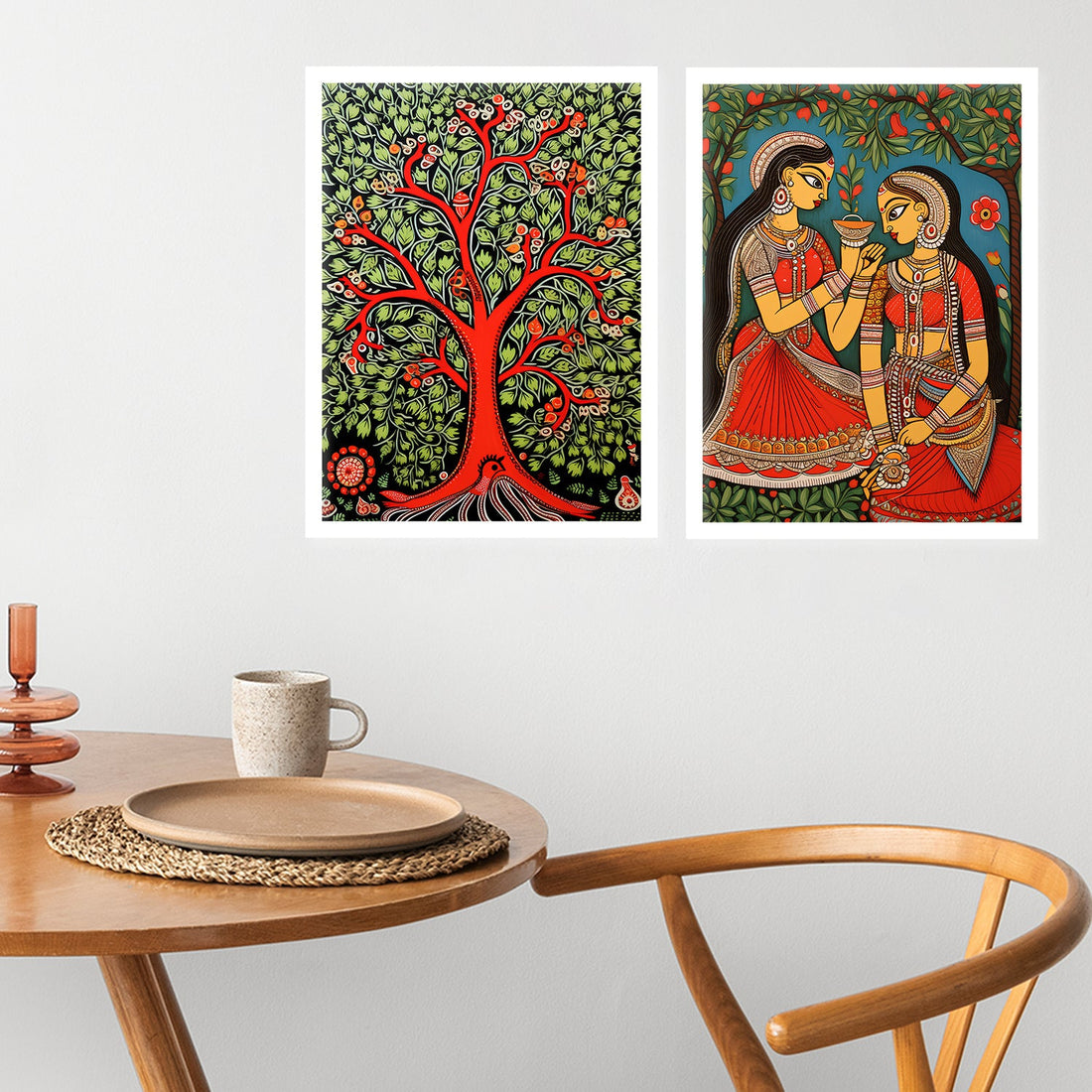 Floral Fantasy Wall Painting