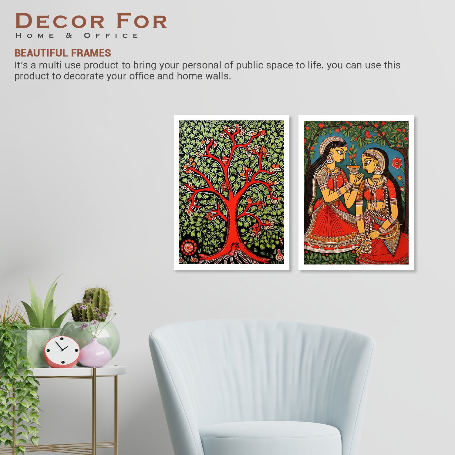 Floral Fantasy Wall Painting