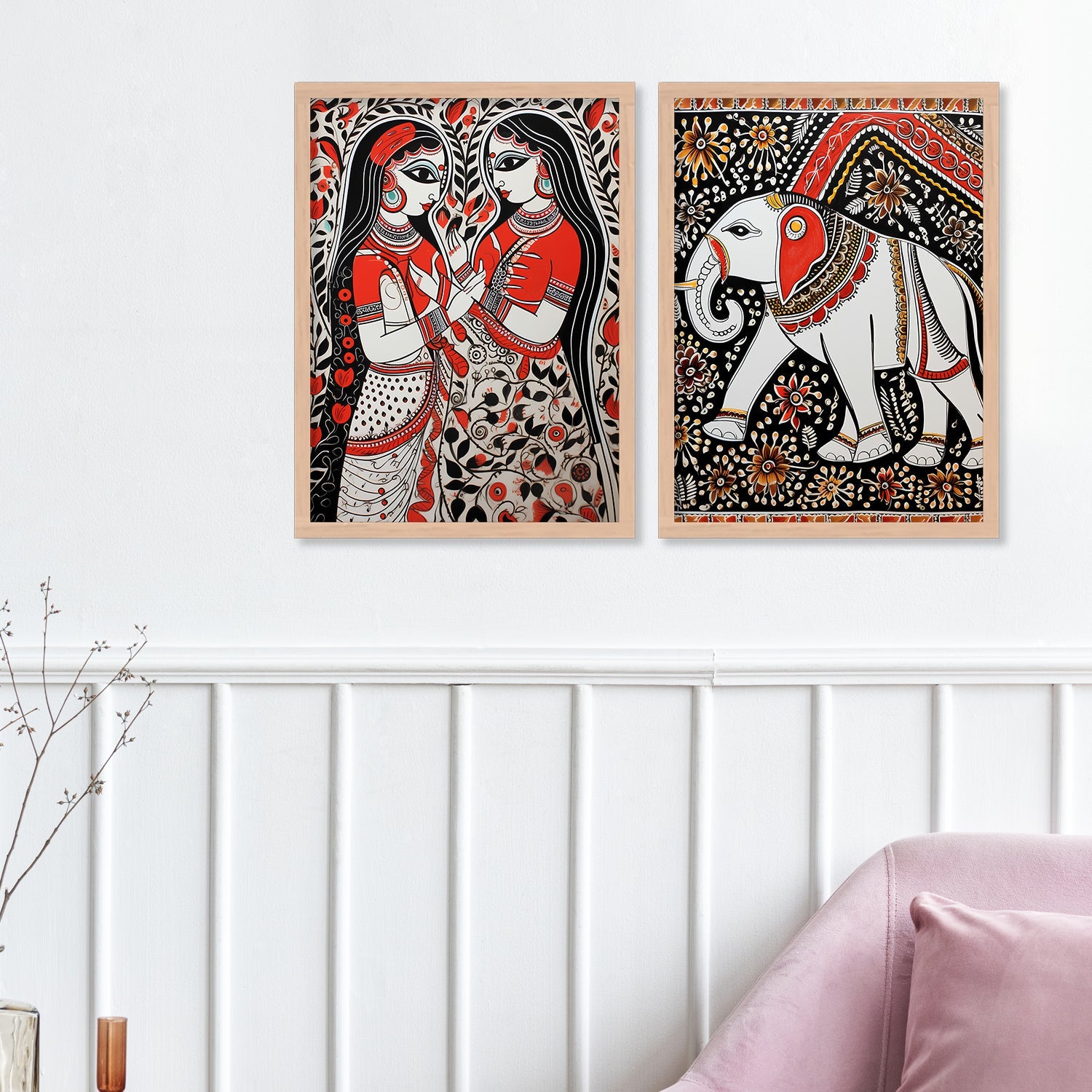 Floral Wall Painting