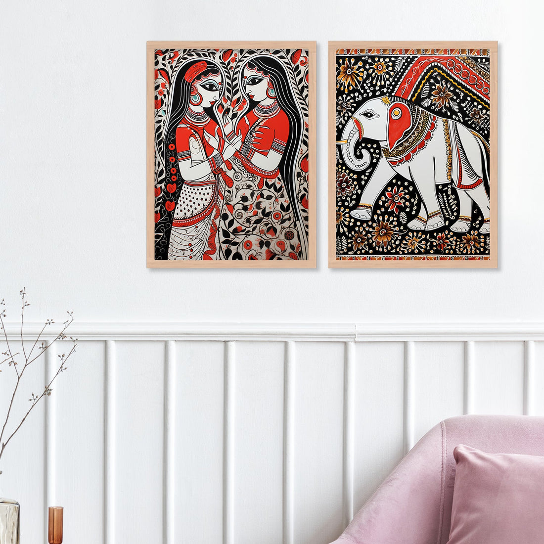Floral Wall Painting