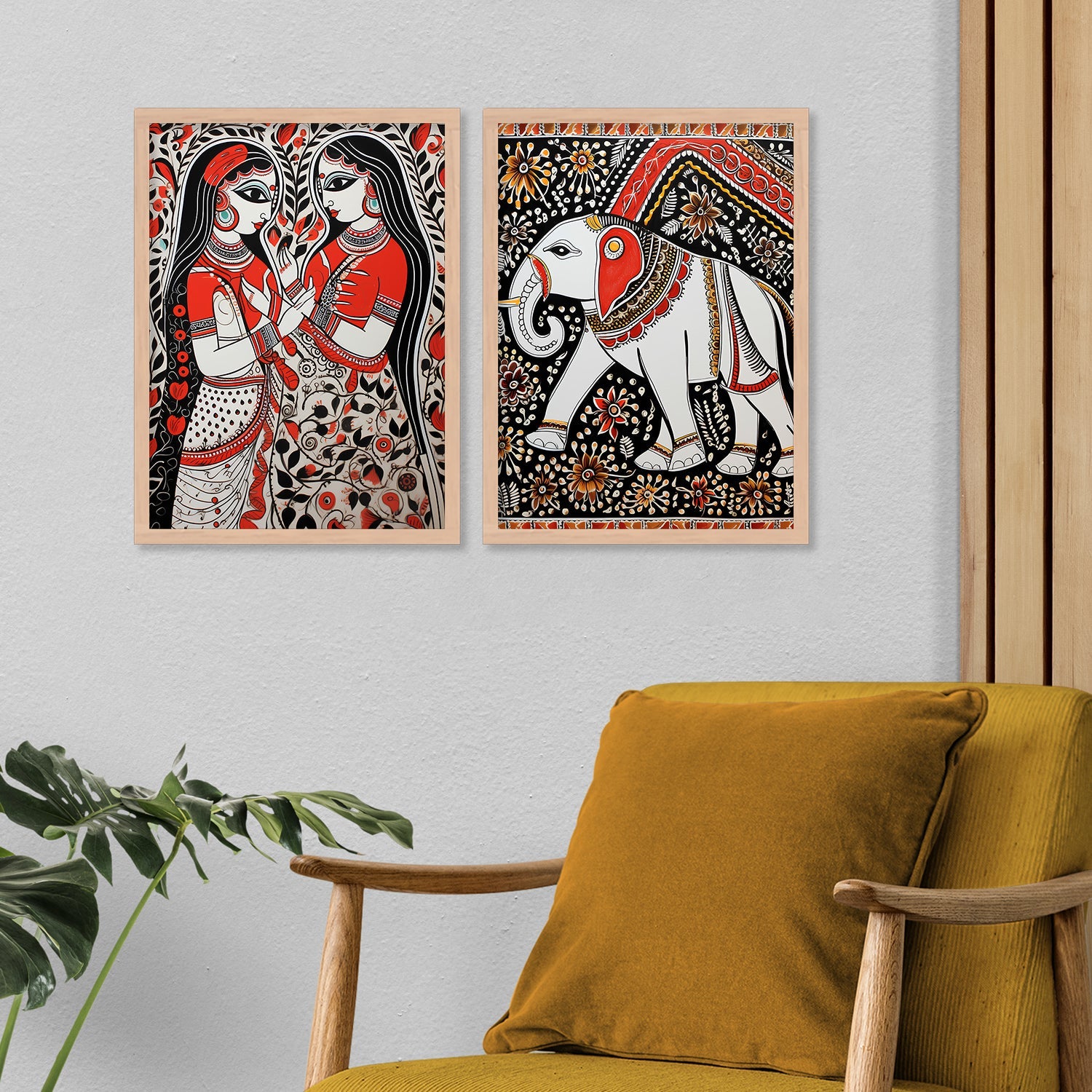 Floral Wall Painting