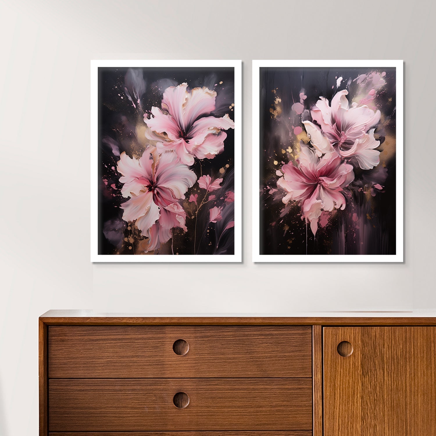 Pink Flower Art