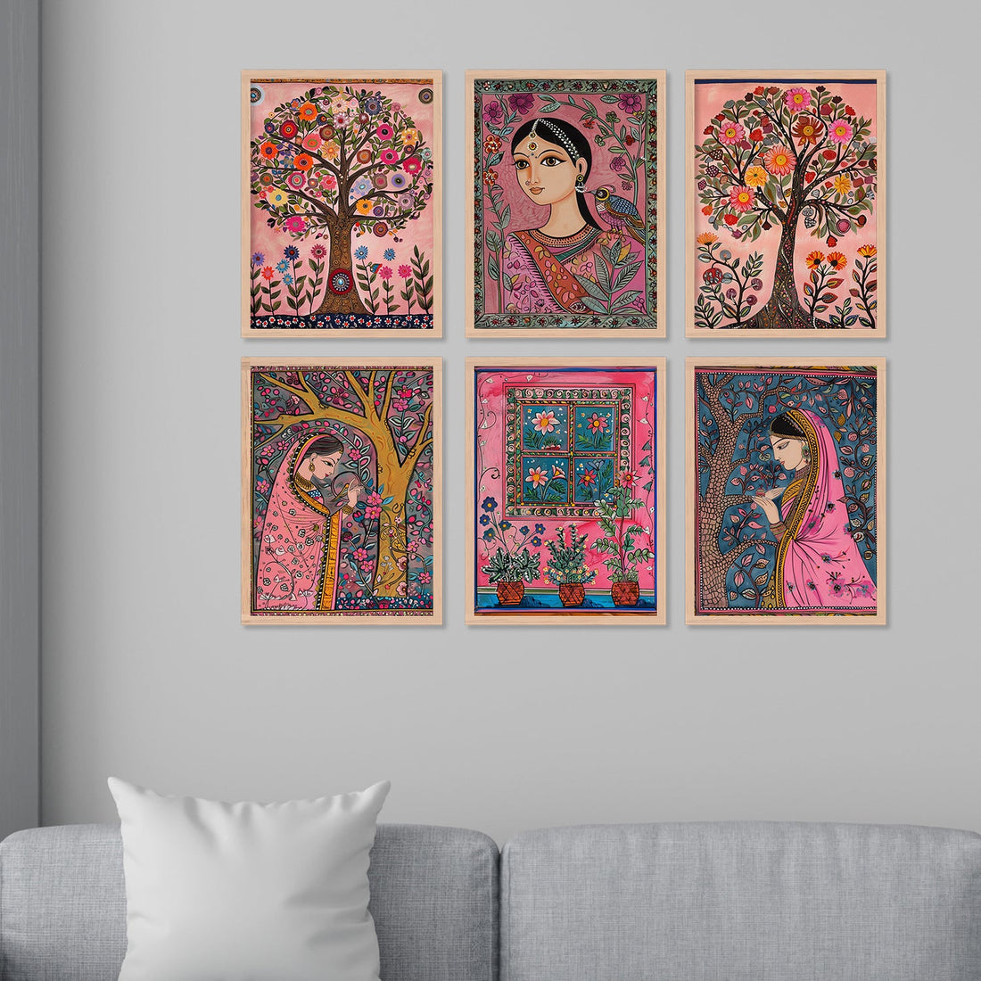 New Madhubani  Tree Paintings