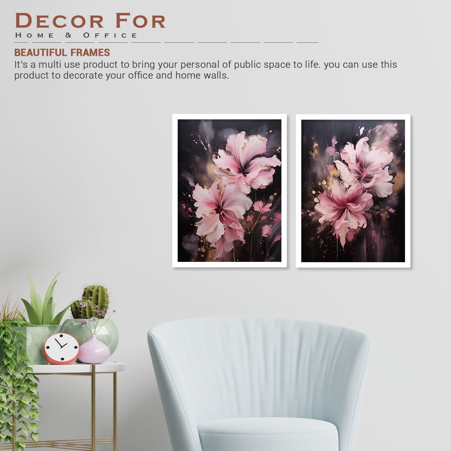 Pink Flower Art