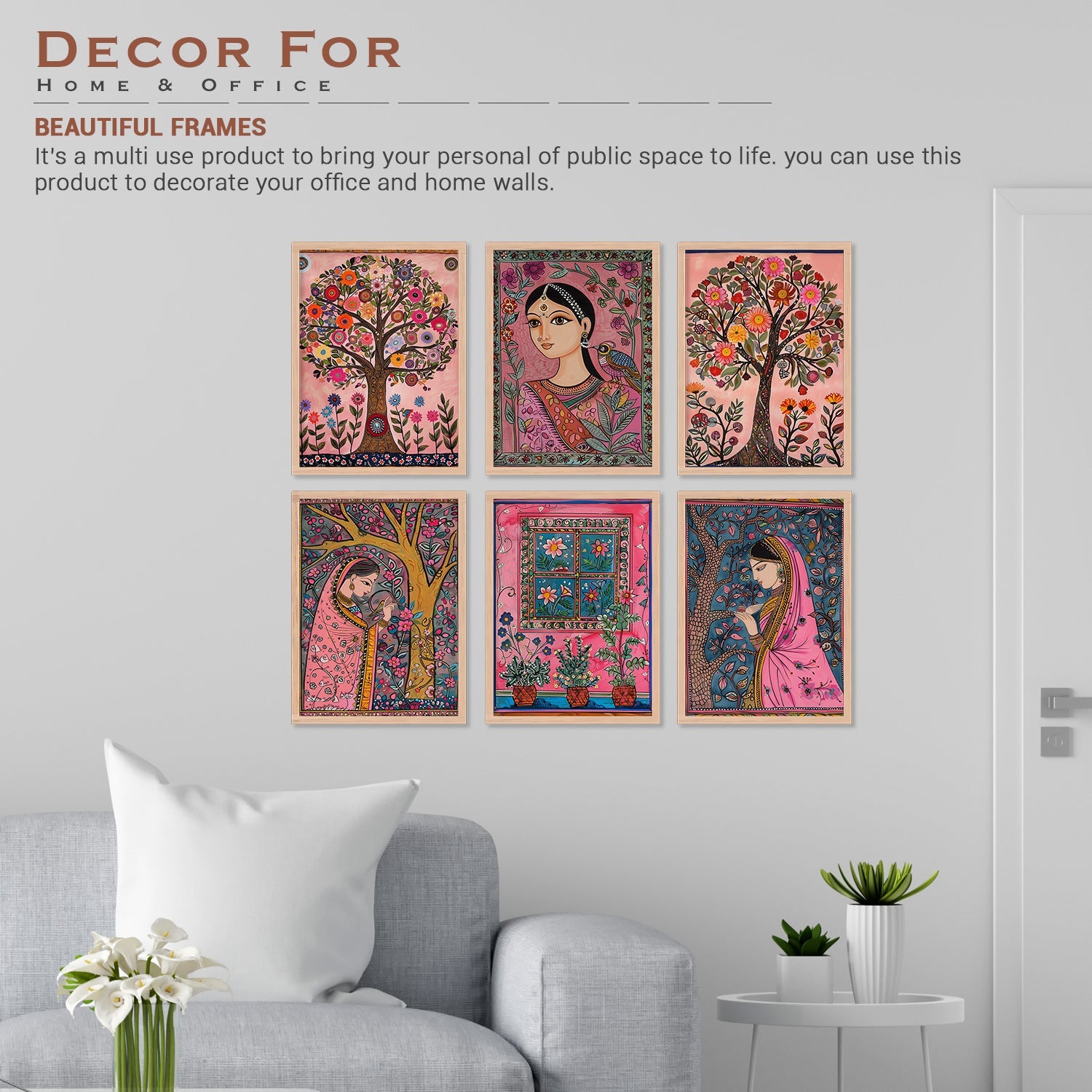 New Madhubani  Tree Paintings