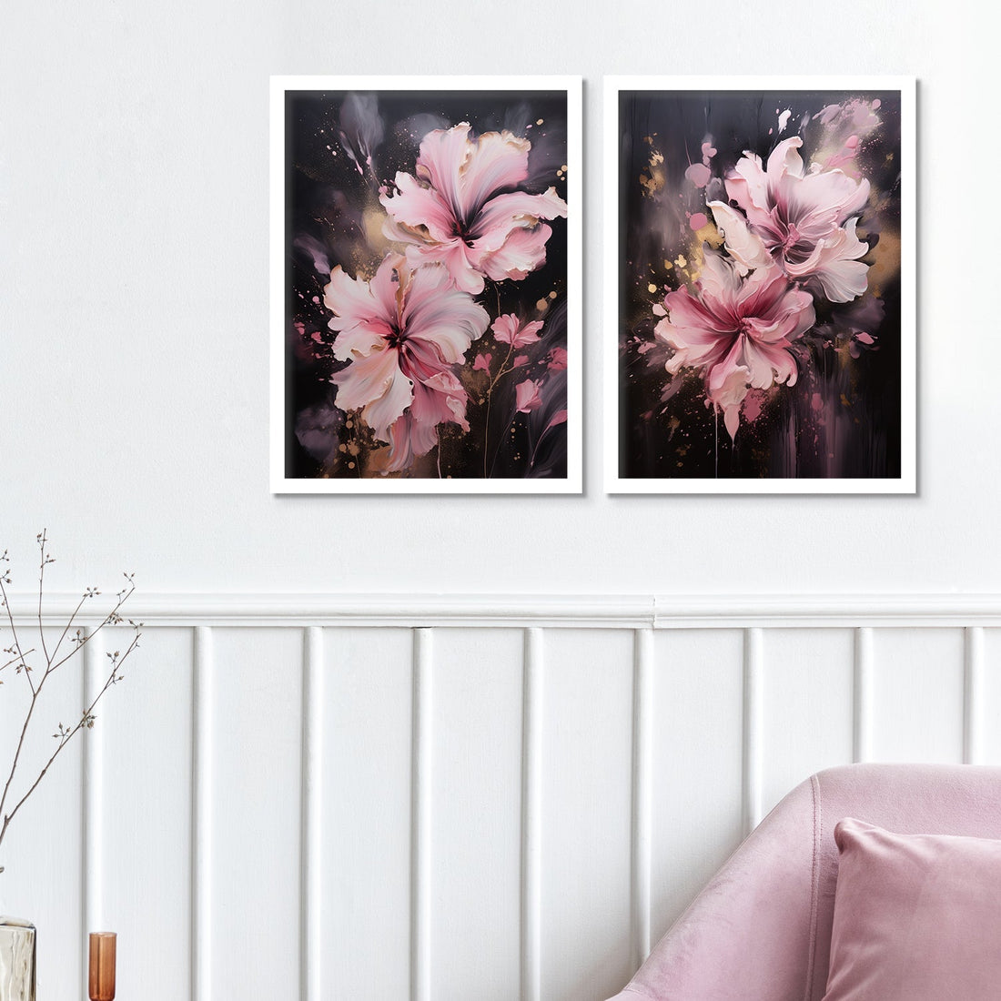 Pink Flower Art