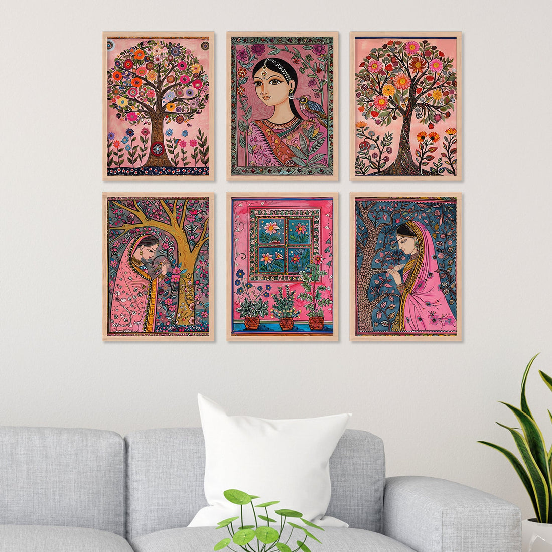 New Madhubani  Tree Paintings