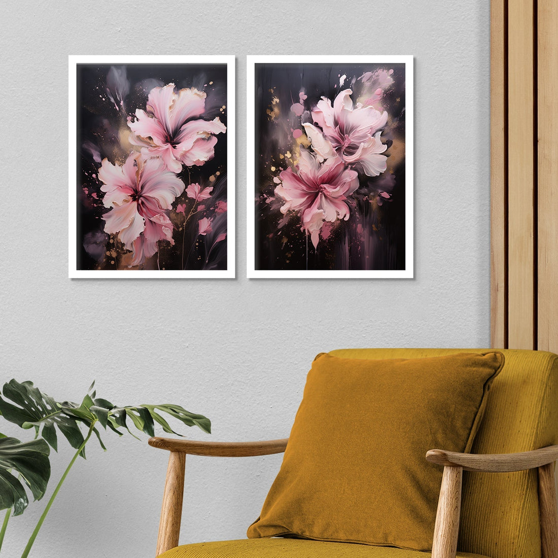 Pink Flower Art