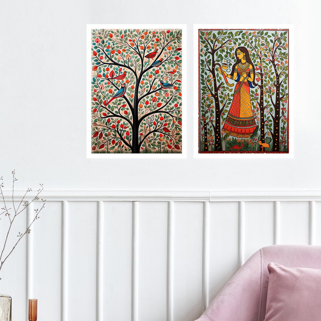 Madhubani Maidens