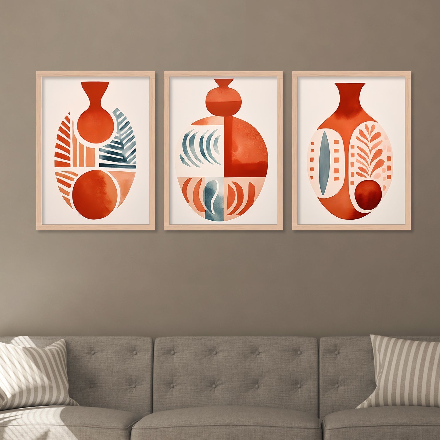 Leaf With Flower Pot Art