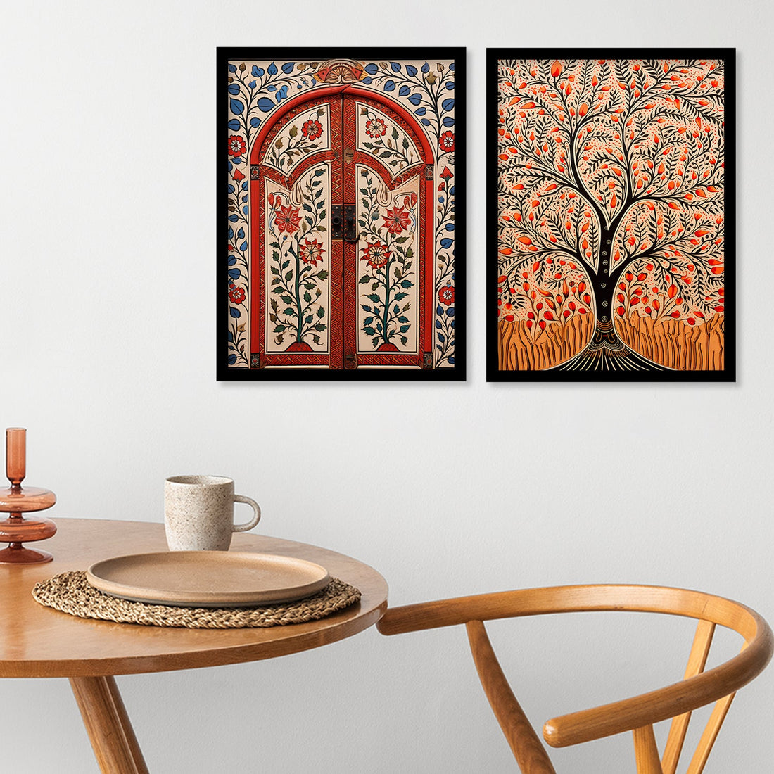 Tree Madhubani