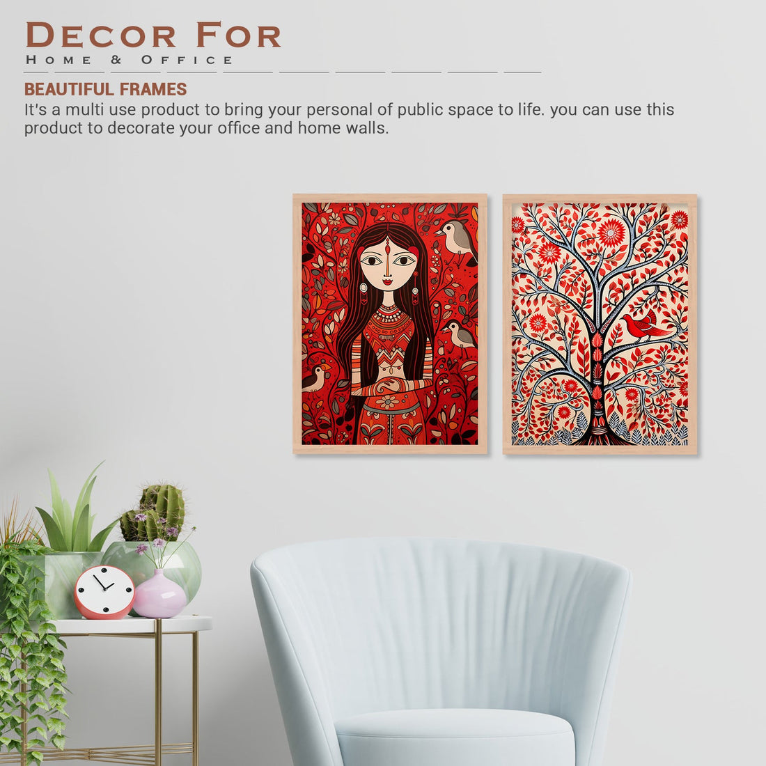 Floral Symphony Wall Painting
