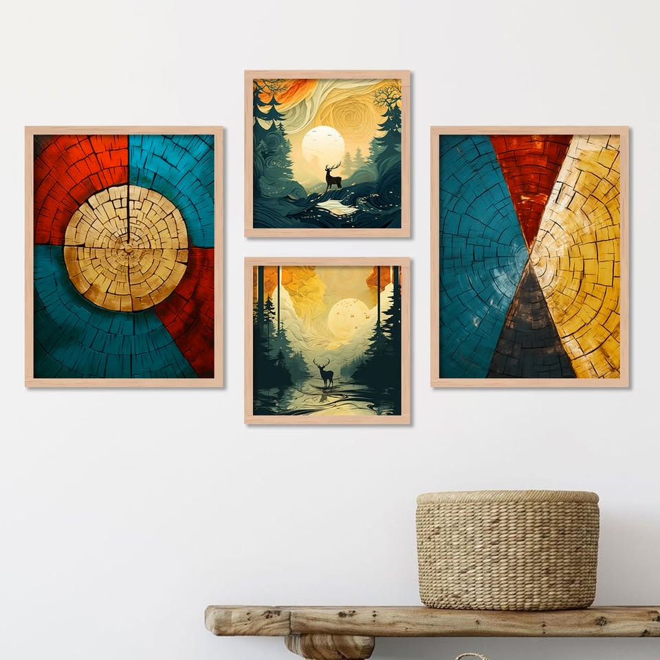 Modern Artistic Painting Wall Painting
