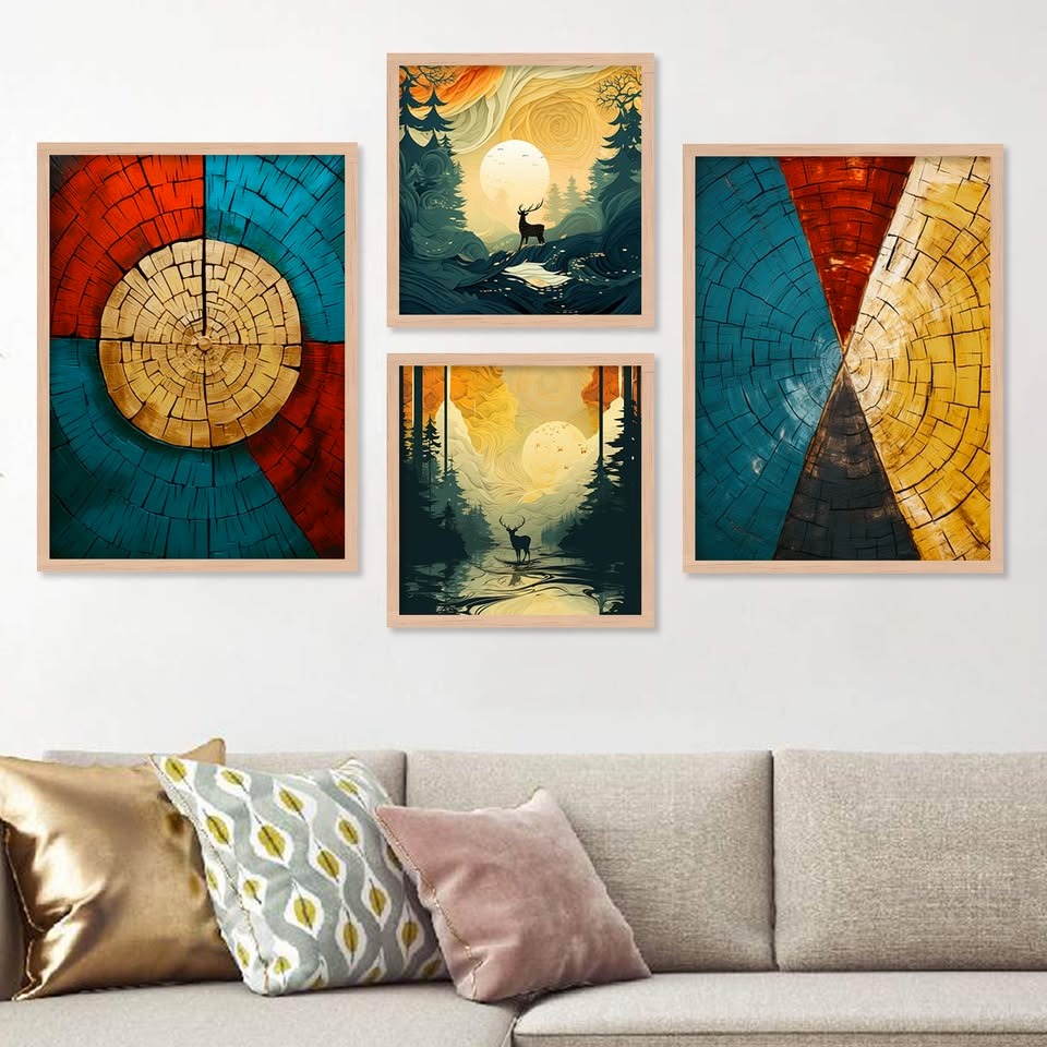 Modern Artistic Painting Wall Painting